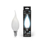Лампа Gauss LED Filament Свеча на ветру OPAL E14 5W 450lm 4100К 1/10/50
