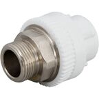 Муфта комбинированная РВК 3/4"x25 мм НР полипропилен