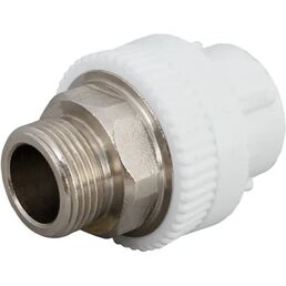 Муфта комбинированная РВК 3/4"x25 мм НР полипропилен