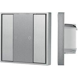 INTELLIGENT ARLIGHT Кнопочная панель DALI-201-23-1G-DIM-DT6-IN Silver (BUS, Frame) (IARL, IP20 Металл, 3 года) 048181 Arlight