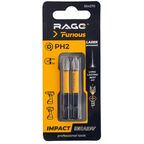 Бита ударная Rage Furious 554270 PH2x50 мм, 2 шт.