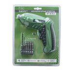 Отвертка аккумуляторная Oasis Eco AT-36, 3.6 В Li-Ion 1.3 Ач
