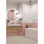 Настенная плитка LB Ceramics Одри 20x60 см 0.84 м² цвет розовый полосы