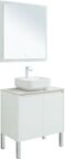 Комплект мебели Aquanet Nova Lite 76 см подвесной (тумба с раковиной и зеркалом)