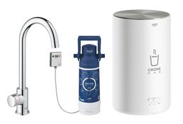 Вентиль для кухни GROHE Red Mono New с функцией кипячения воды (бойлер M-size в комплекте), хром (30085001)