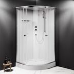 Душевая кабина Am.Pm X-Joy 100x100 W94C-401-100MT стекло прозрачное, профиль хром