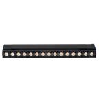 Трековый светильник линейный светодиодный Jazzway PTR 2130R 30 Вт 4000 К однофазный цвет черный