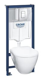 Инсталляция GROHE Solido Perfect с подвесным унитазом и панелью смыва Skate Cosmopolitan (39186000)
