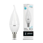 Светодиодная лампа Gauss LED Elementary Candle Tailed 8W E14 4100K 1/10/50
