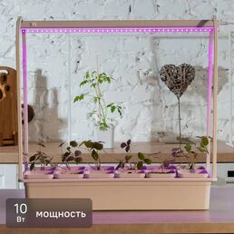 Фитосветильник линейный светодиодный Uniel P26 572 мм 10 Вт красно-синий спектр розовый свет цвет белый