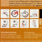Диск алмазный универсальный Norton 70184603361 турбо 115x22.2x2.2 мм