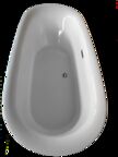Ванна акриловая Ceruttispa Como 170x750 CT7386 отдельностоящая, белая