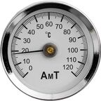 Термометр накладной 120 С 1/2" шток 20 мм