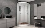 Душевая кабина AvaCan 120x90 D012SREL стекло матовое, профиль хром, с электрикой
