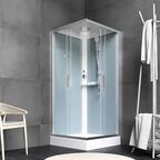 Душевая кабина Am.Pm Gem 90x90 W90C-403-090MT стекло прозрачное, профиль матовый хром