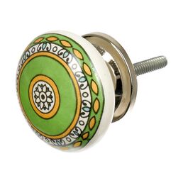 Керамическая ручка для мебели BlumenHaus Восточный узор 66245