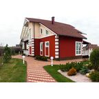 Бордюр тротуарный BRAER 1000x80x200 мм цвет красный