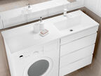 Раковина Style Line Estetus Даллас 130 см СС-00002394 белая, правая