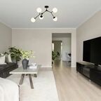 Светильник подвесной Modern Skip FR5497PL-05B 5 ламп 13 м² цвет черный