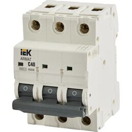 Автоматический выключатель IEK Armat M06N 3P C40 А 6 кА
