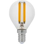 Лампа светодиодная Gauss LED Filament E14 11 Вт шар прозрачный 720 лм, тёплый белый свет