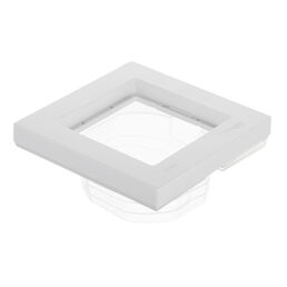 Рамка Systeme Electric AtlasDesign Aqua одноместная белая (ATN440101)
