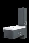 Пенал La Fenice Cubo Grigio FNC-05-CUB-G-30 160x30 серо-зеленый