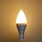 Лампа светодиодная Osram свеча 5Вт 470Лм E14 теплый белый свет