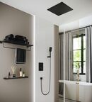 Встраиваемый душевой комплект с верхним душем Timo Selene SX-2029/03SM черный матовый