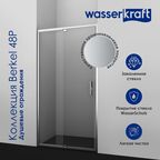 Душевой уголок Wasserkraft Berkel 48P18 90x100 без поддона, стекло прозрачное, профиль хром
