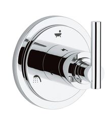 Внешняя часть для встраиваемого переключателя на 3 положения GROHE Atrio neutral, хром (19134000)