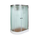 Душевая кабина AvaCan 120x90 D012SREL стекло матовое, профиль хром, с электрикой