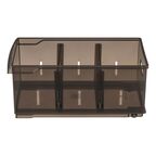 Контейнер для хранения Optima 16.5x12.9x30.5 см полипропилен цвет коричневый