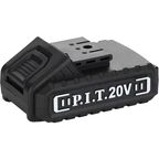 Дрель-шуруповерт аккумуляторная бесщеточная ударная P.I.T. LPSR18-D4, 20 В Li-Ion 2x1.5 Ач