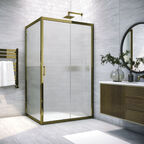 Душевой уголок Vegas-Glass ZP+ZPV TUR+NOVO 115x80 ZP+ZPV TUR NOVO 115*80 05 Moru профиль бронза, стекло Moru