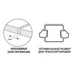 Фанера 4 мм ФК шлифованная 1525x1525 мм сорт 3/4 2.325 м²