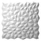 Панель 3D пластиковая Bello-Deco СП 15 500x500 мм 0.25 м² белый