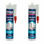 Герметик силиконовый санитарный Tytan Professional белый 280 мл (2 шт.)