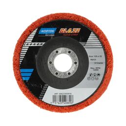 Диск зачистной коралловый тип 27 Norton Rapid Blaze 125x22.2x13 мм
