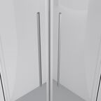 Душевой уголок Niagara Nova 100x100 NG-6627-34 стекло прозрачное, профиль хром, без поддона