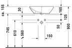Раковина Duravit ME 0334520000