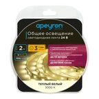 Светодиодная лента для общего освещения SMD 2835 60 диод/12 Вт/м 24 В 10 мм IP20 2 м теплый белый свет