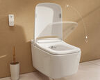 Интеллектуальный подвесной унитаз Vitra V-CARE Prime 7231B403-6216 белый, с крышкой микролифт