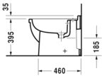 Биде напольное Duravit Starck 3 2230100000
