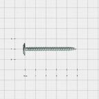 Саморезы по металлу Dilwis с пресс-шайбой острые оцинкованные 4.2x50 мм 20 шт.
