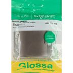 Выключатель встраиваемый Systeme Electric Glossa 1 клавиша с подсветкой цвет графит