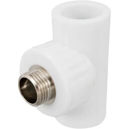 Тройник комбинированный Valfex 25x1/2"x25 мм НР полипропилен 10128125