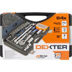 Набор головок Dexter HT205187, 64 предмета