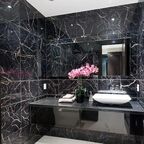 Комплект панелей ПВХ Lako Decor LKD-81036-1 черный мрамор 300x300x2 мм 2.52 м²