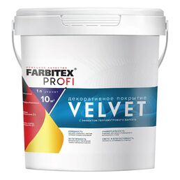Штукатурка декоративная Farbitex Profi Velvet цвет белый 0.8 л